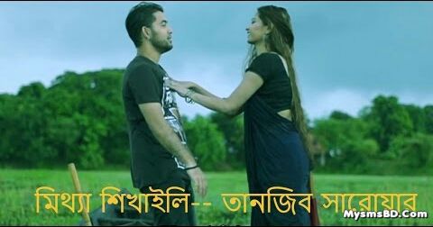 Song Mittha Shikhali (মিথ্যা শিখালি) Lyrics - Tanjib Sarowar | Hridmohini 2016