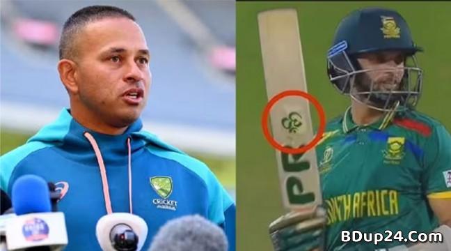 ব্যাটে কেন হিন্দুদের ‘ওম’! আইসিসির বিরুদ্ধে সোচ্চার খাজা