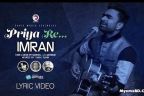 PRIYA RE Lyrics - Imran Mahmudul | Sufi Song | Eid Special | 2016